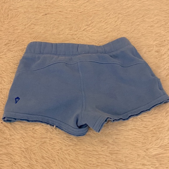 Barley worn ivivva blue fleece shorts - Picture 2 of 4